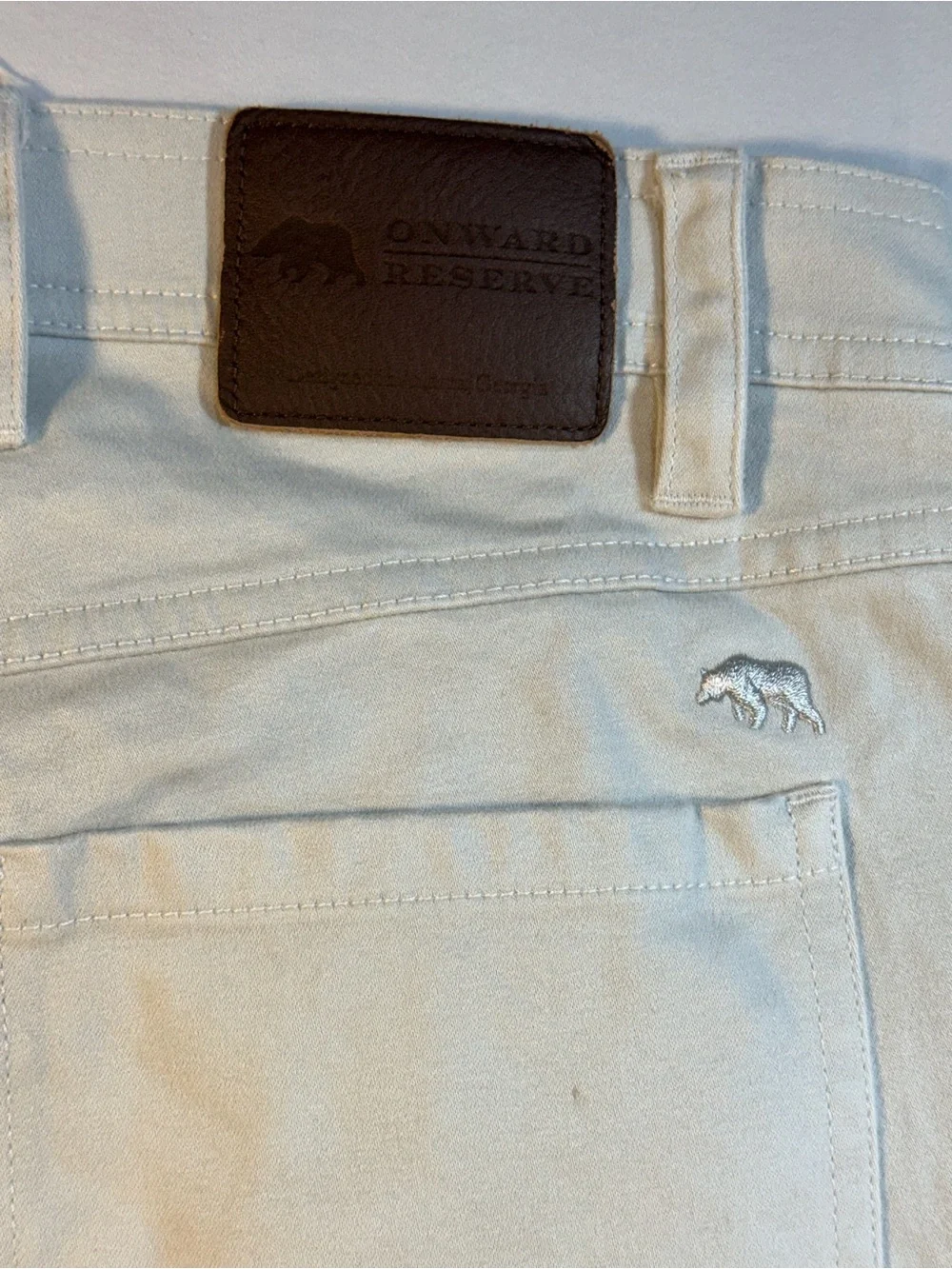 Men’s Onward Reserve cream light weight pants
